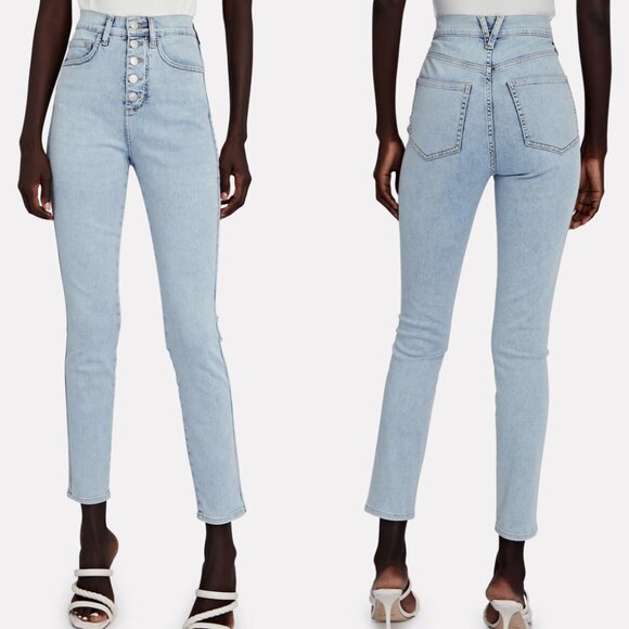 Veronica Beard Maera Skinny High Rise Jeans - Picture 1 of 6